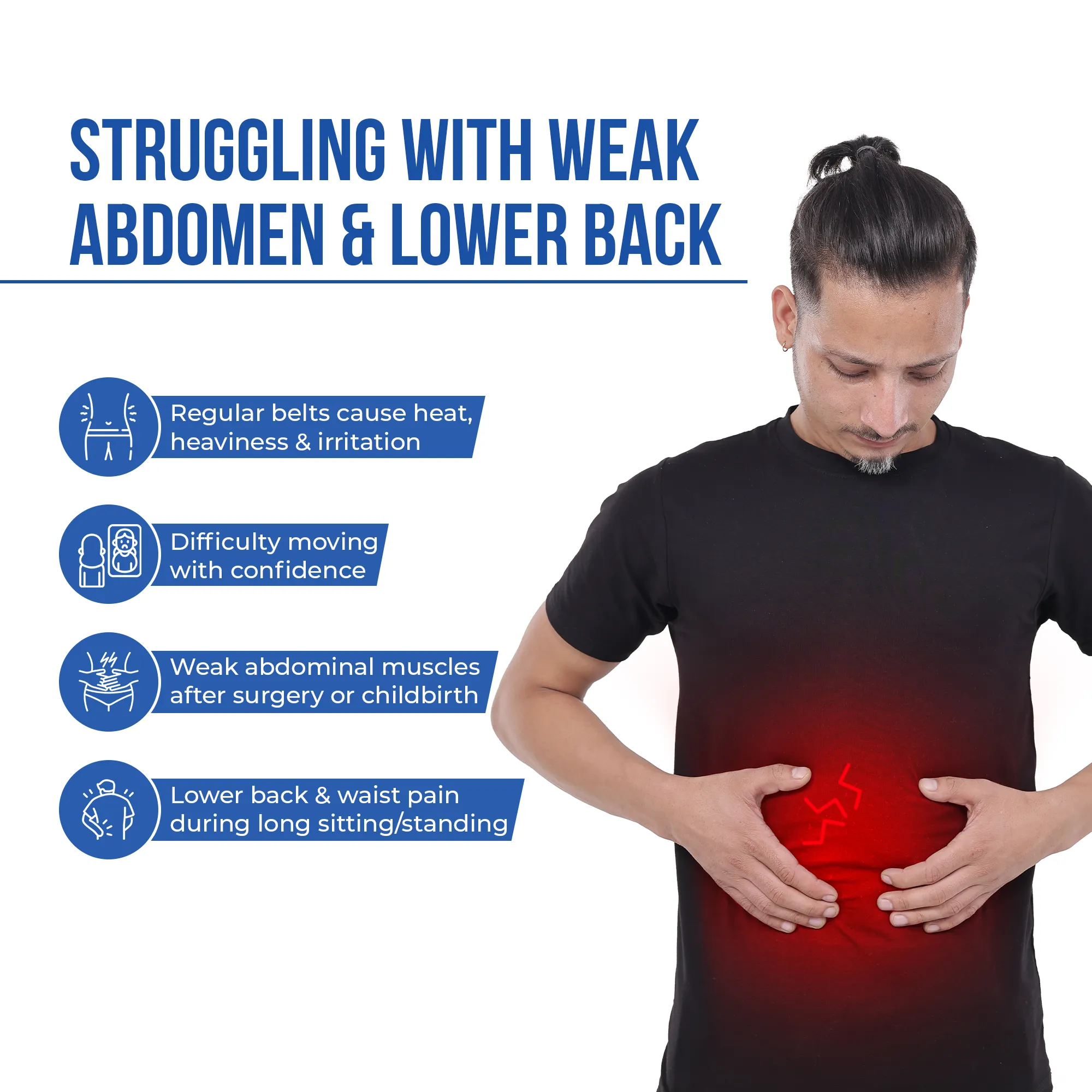 Leeford Abdominal Support Belt | Post-Delivery & Back Pain Support - Image 4
