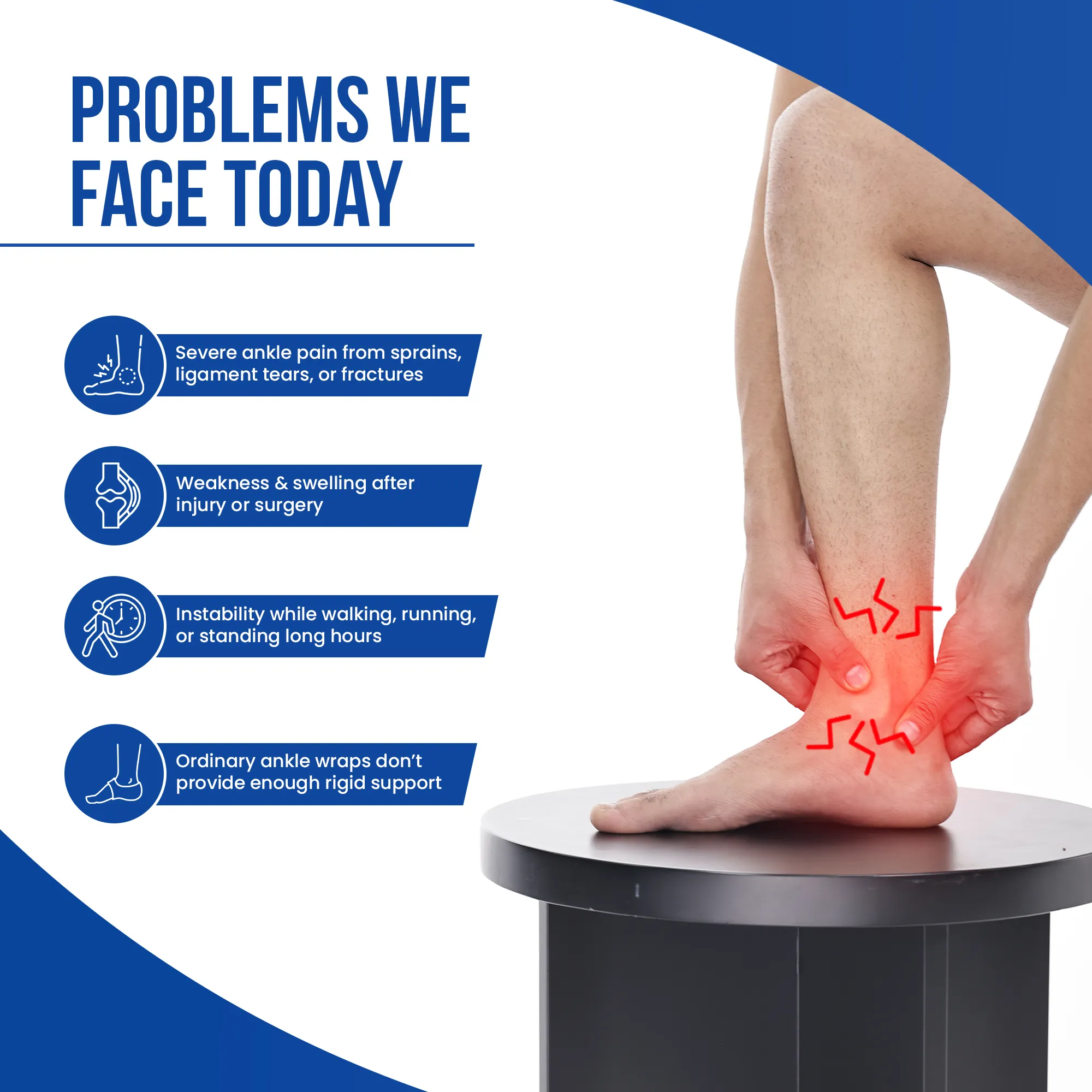 Ankle Binder With Splint | Supports Healing with Stable Compression - Image 4