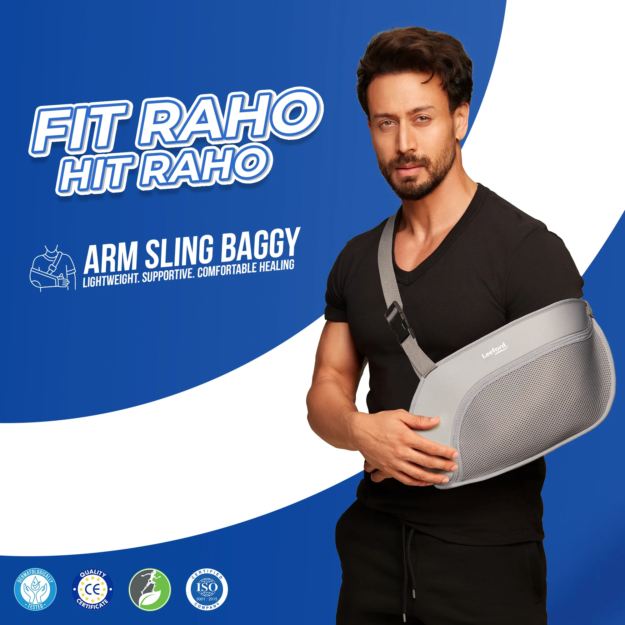 Leeford Arm Sling Baggy | Advanced Support for Arm & Shoulder Injuries - Image 3