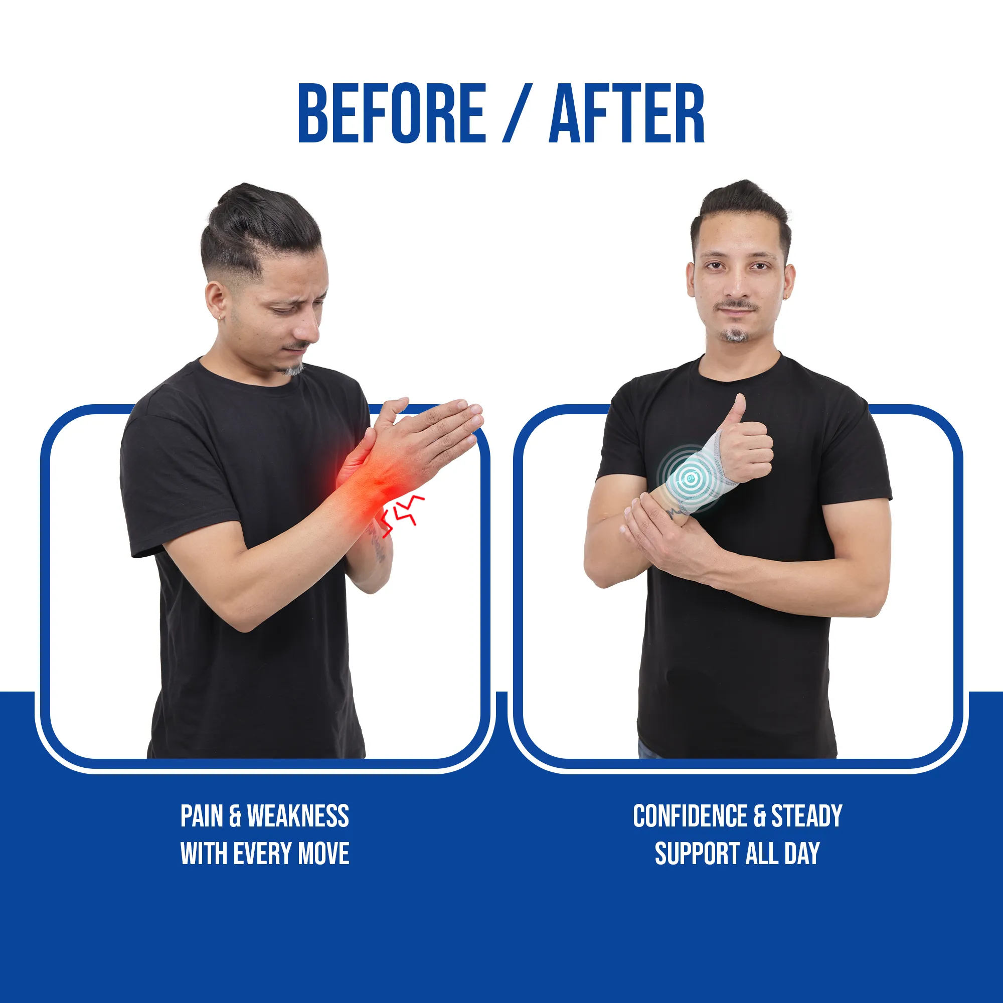 Wrist Brace with Thumb Support | Neoprene | Relieves Joint Pain - Image 9