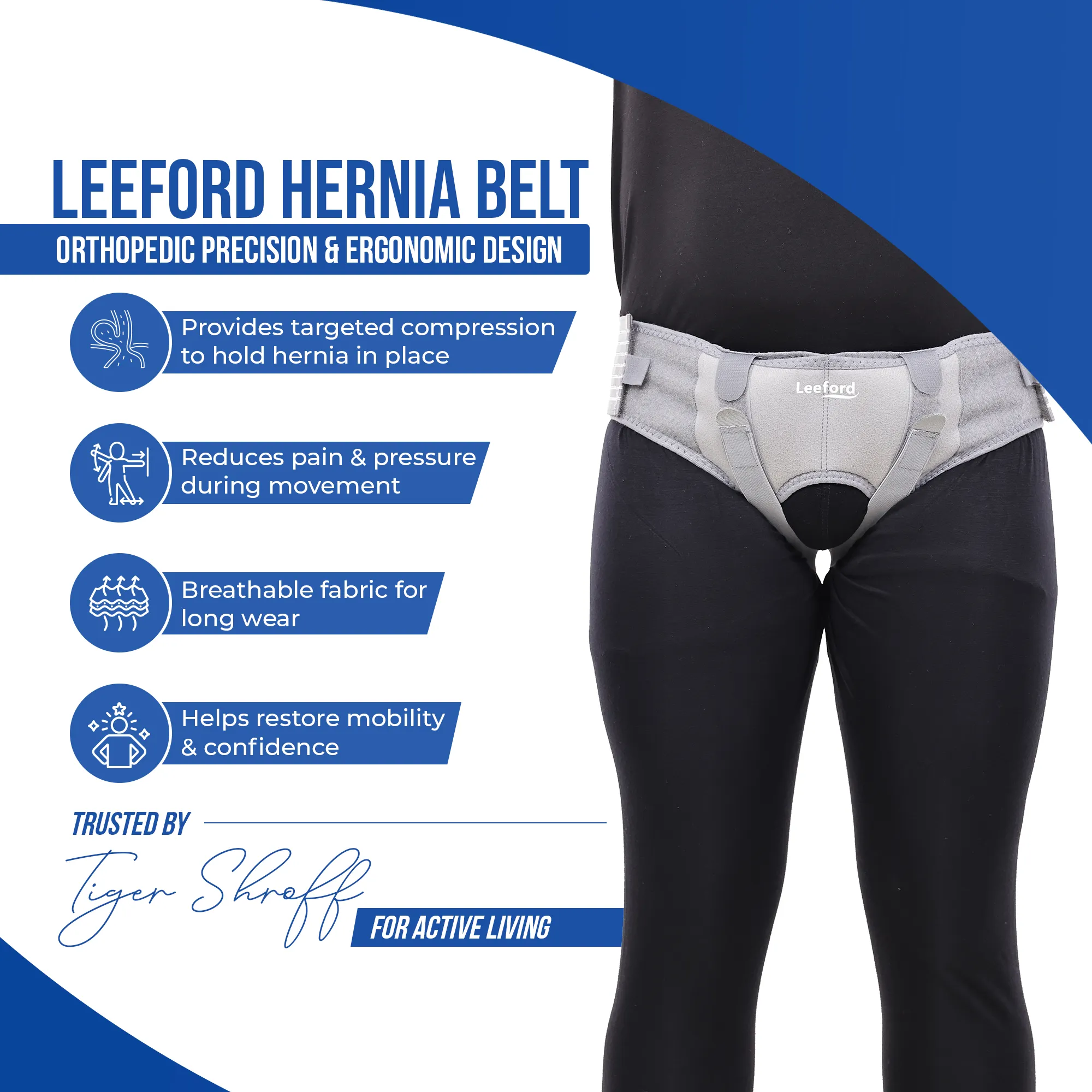 Hernia Support Belt for Inguinal Support | Soft and Breathable - Image 5