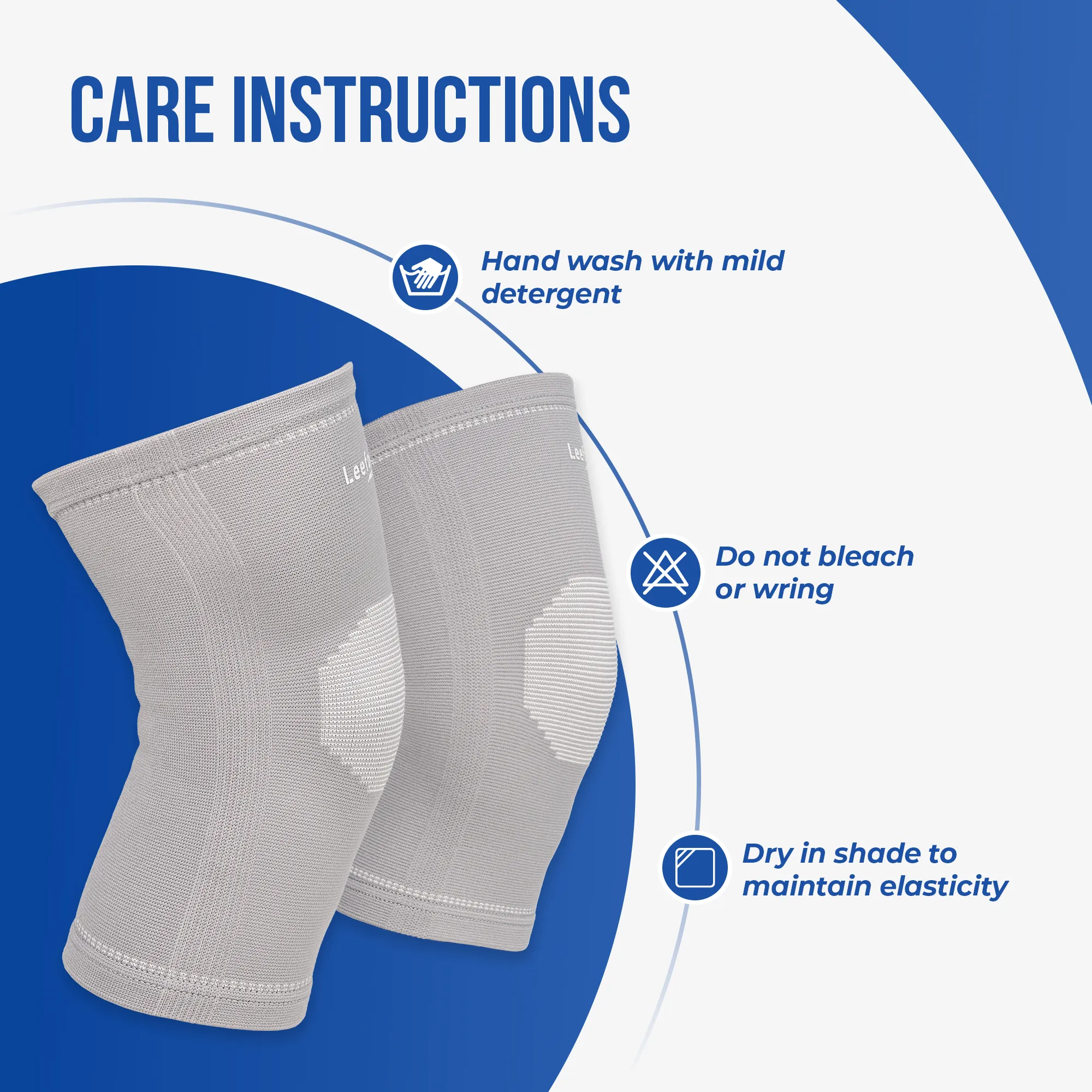 Leeford Premium Knee Cap | Reduces Pain, Swelling, Strain, and Promotes Faster Recovery - Image 12