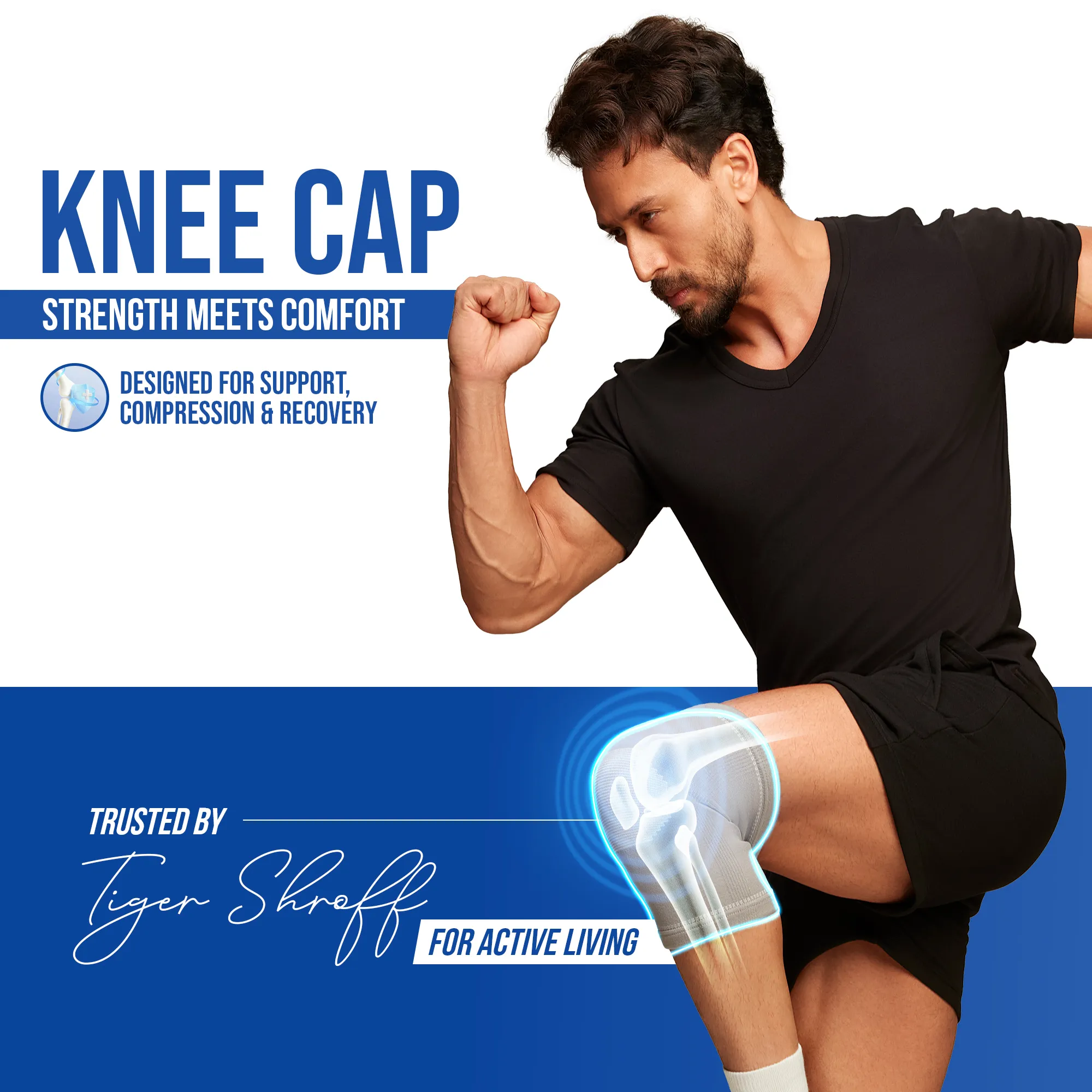 Leeford Premium Knee Cap | Reduces Pain, Swelling, Strain, and Promotes Faster Recovery - Image 5